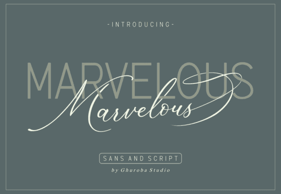 Marvelous Font Duo Image 1