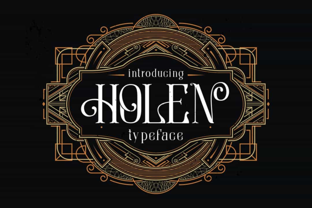 Holen Font Image 1