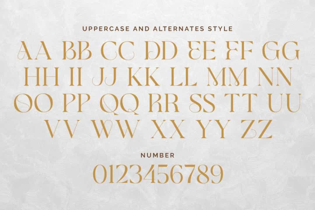 Glamore Font Image 2