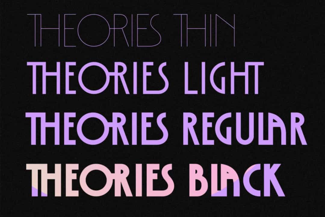 Theories Font Image 2