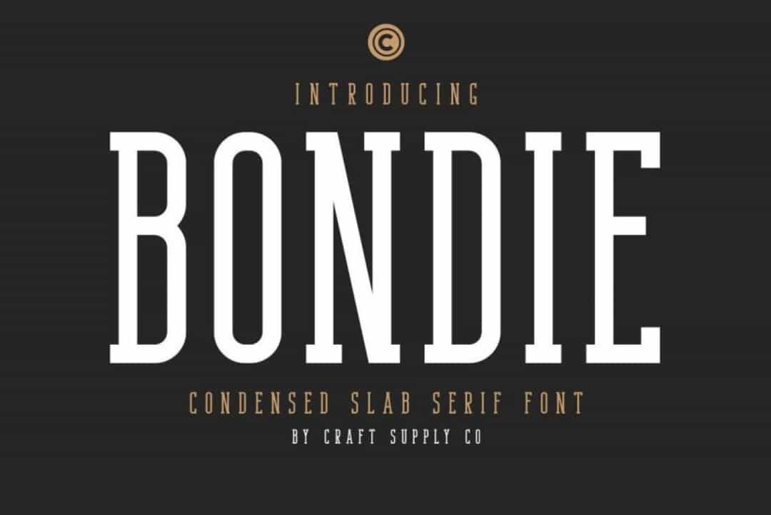 Bondie Slab Serif Font Image 1