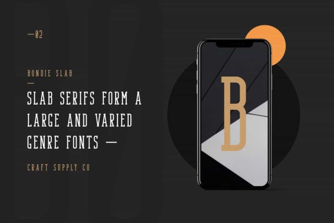 Bondie Slab Serif Font Image 2