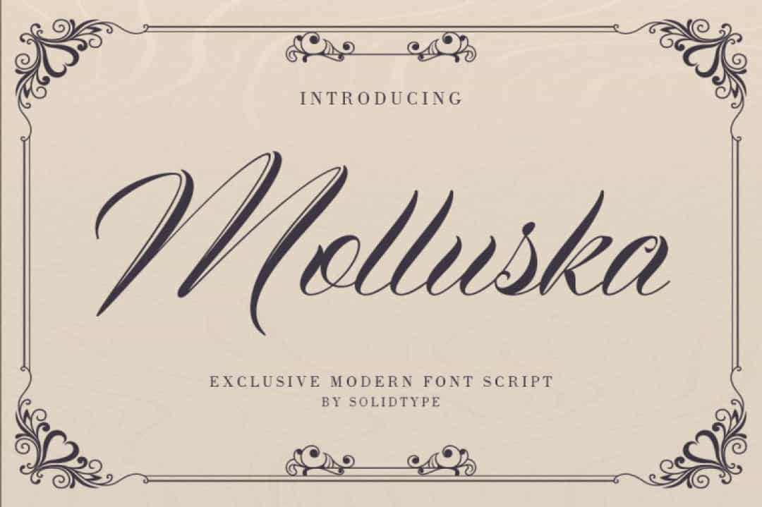 Molluska Font Image 1