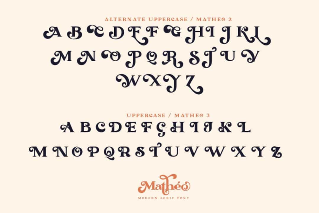 Matheo Font Image 3