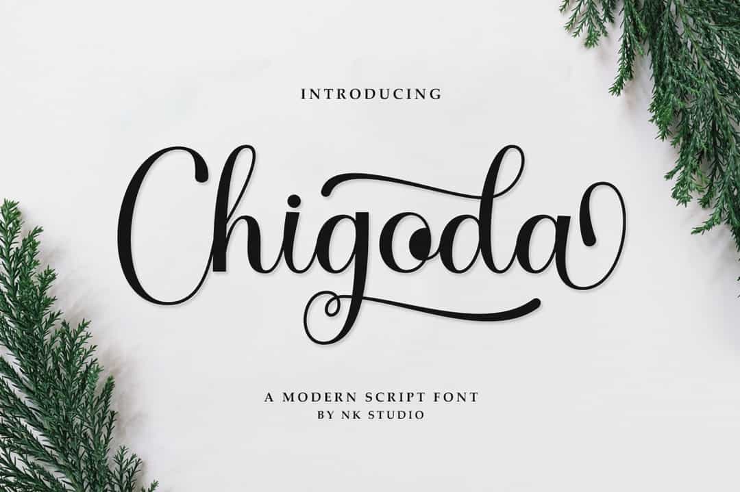 Chigoda Font Image 1
