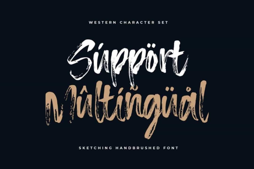 Sketching Font Image 2