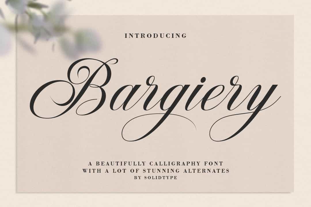 Bargiery Font Image 1