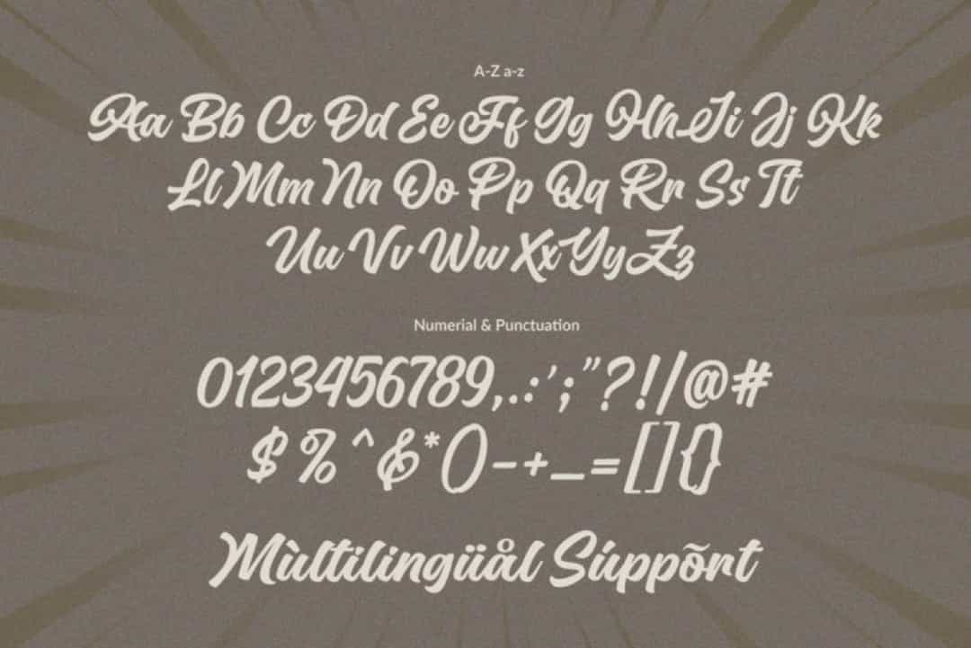 Hundred Miracles Font Image 3