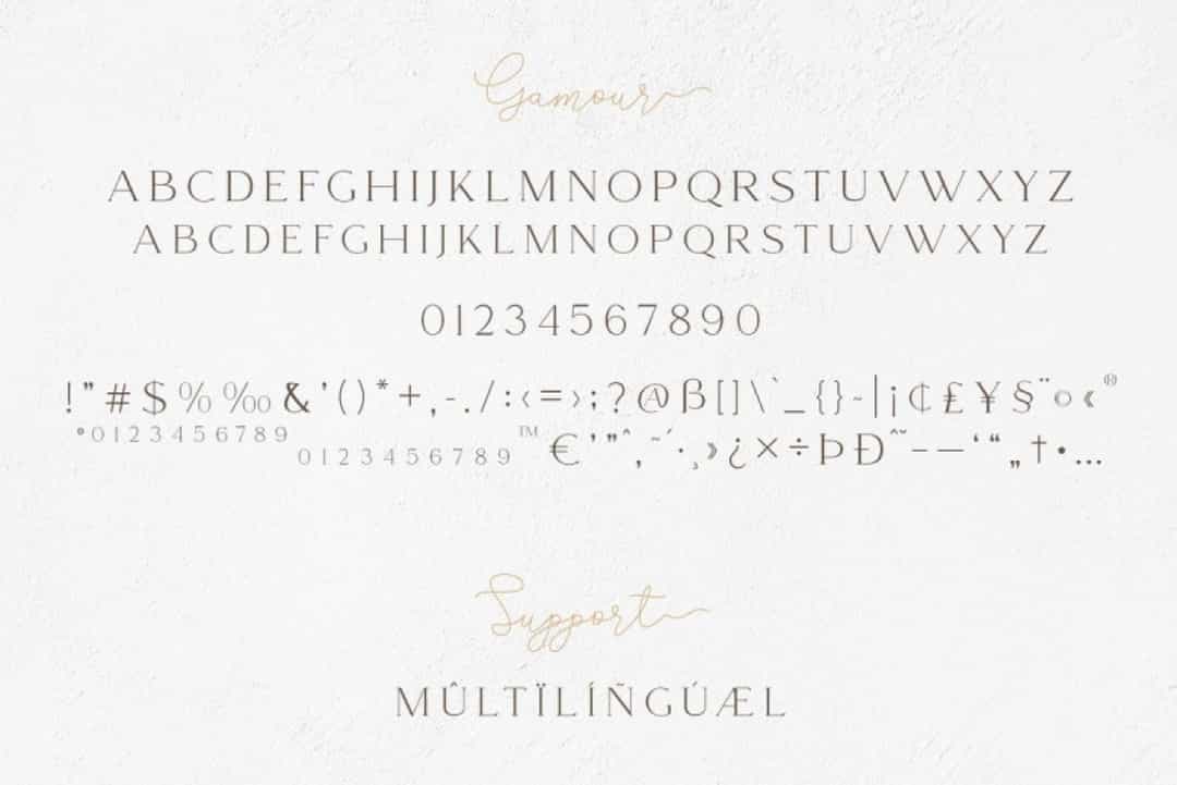 Gamour Font Image 3