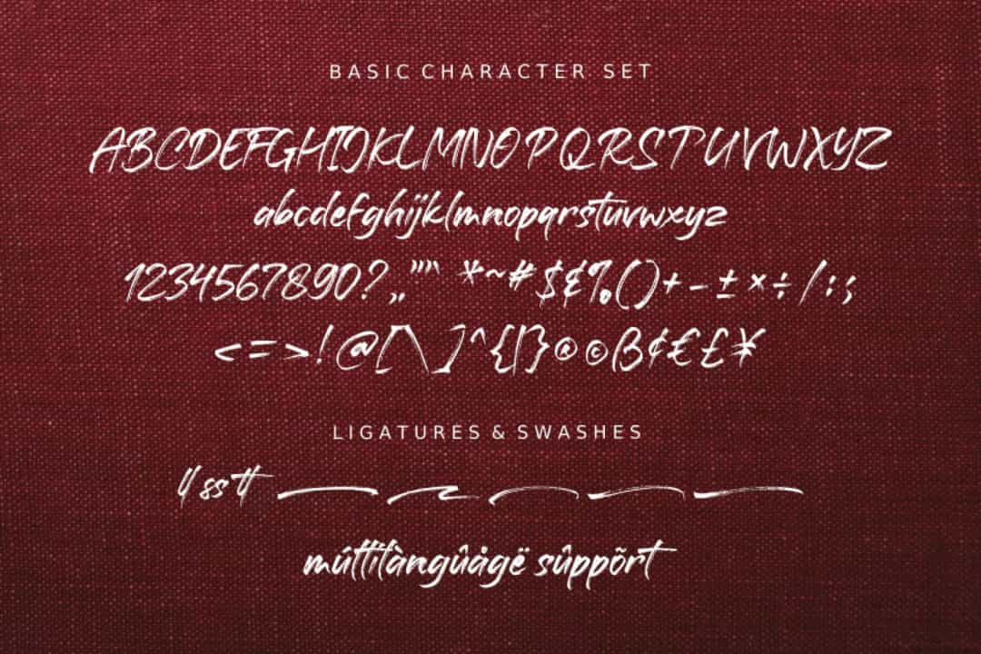 Bill Smith Font Image 3