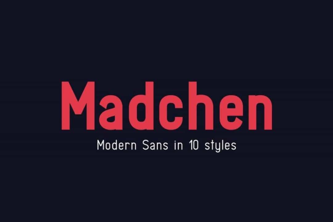 Madchen Font Image 1