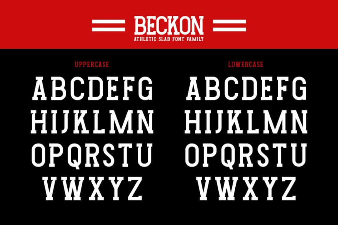 Beckon Font Image 3