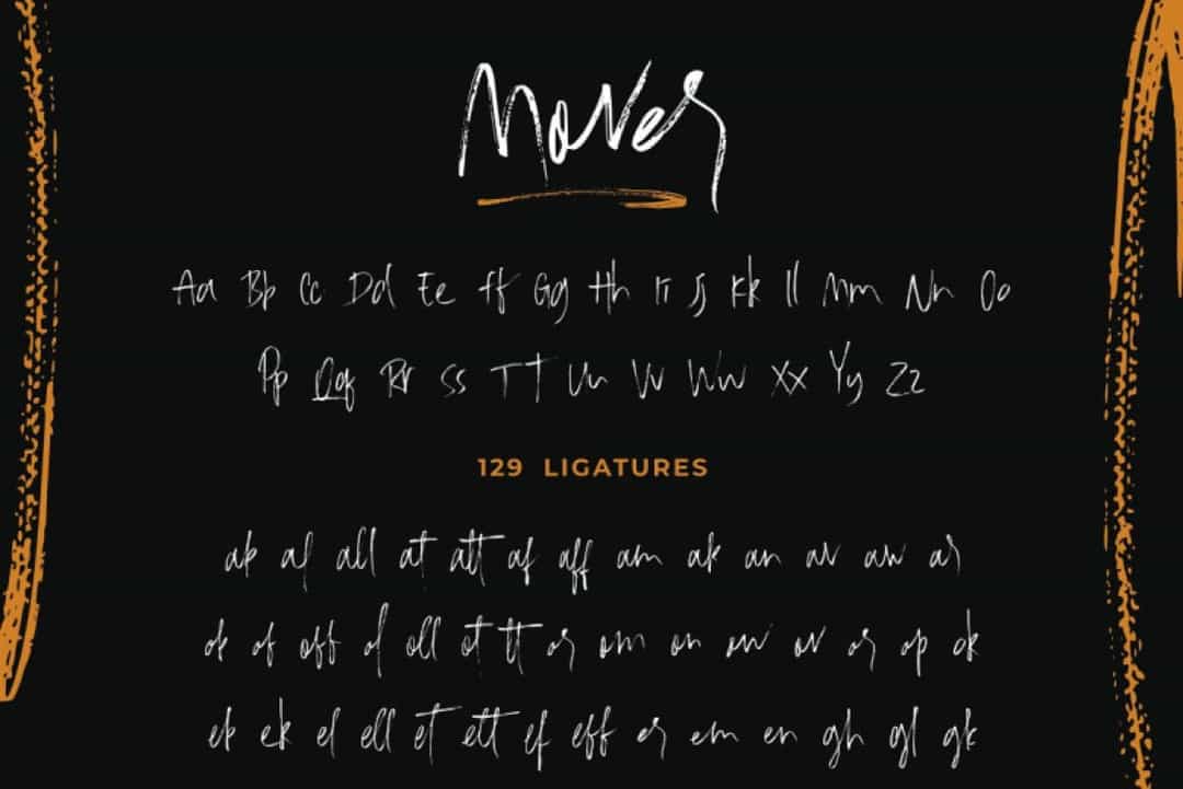 Mover Font Image 3