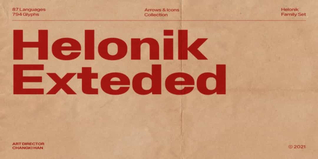Helonik Extended Font Image 1