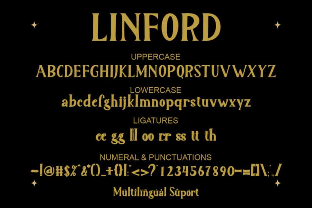 Linford Font Image 3