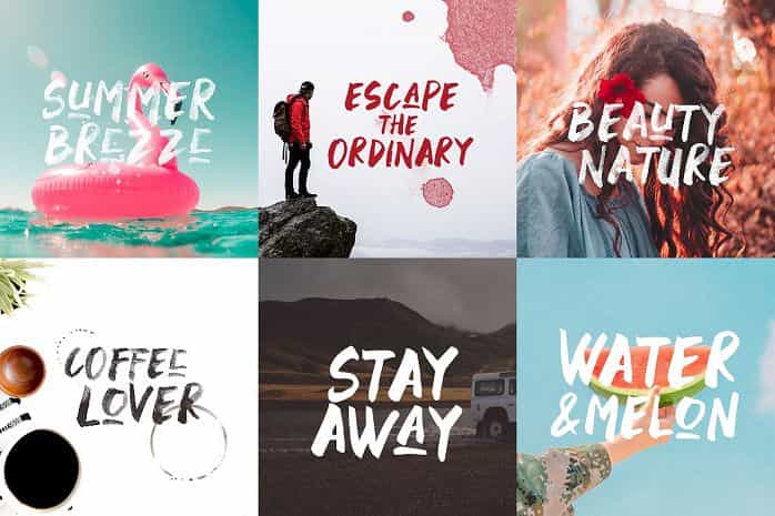 Black Space SVG Font Image 3