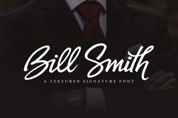 Bill Smith Script Font Image 1