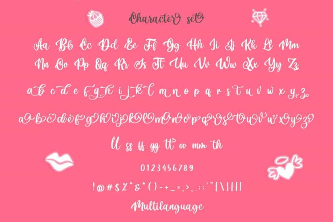Dellicia Font Image 3
