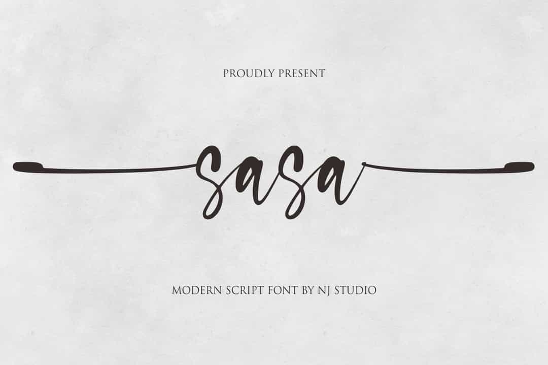 Sasa Font Image 1