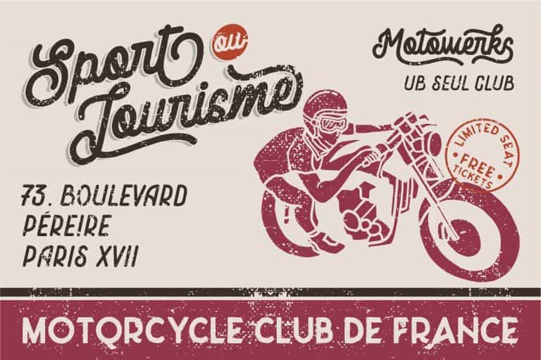 Motowerks Vintage Script Font Image 2