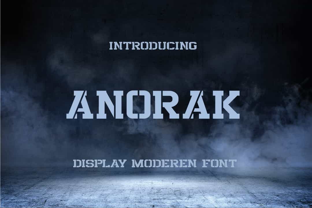 Anorak Font Image 1