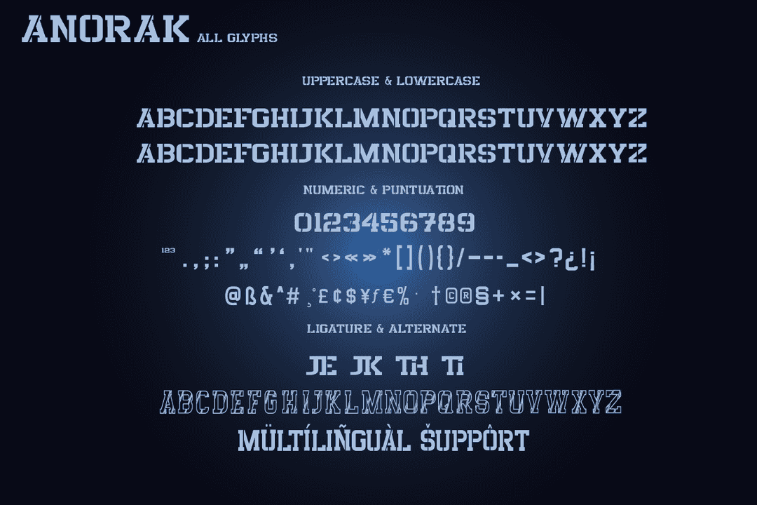 Anorak Font Image 3