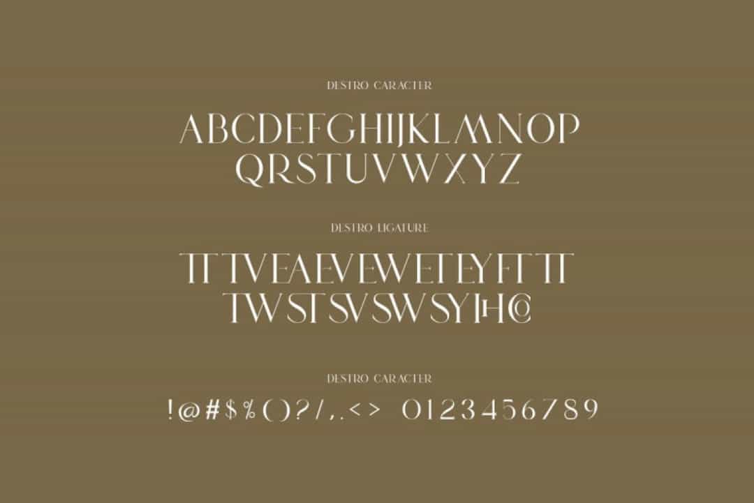 Dsetro Font Image 3
