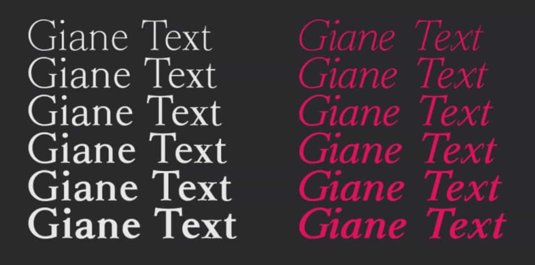 Giane Font Family Image 3