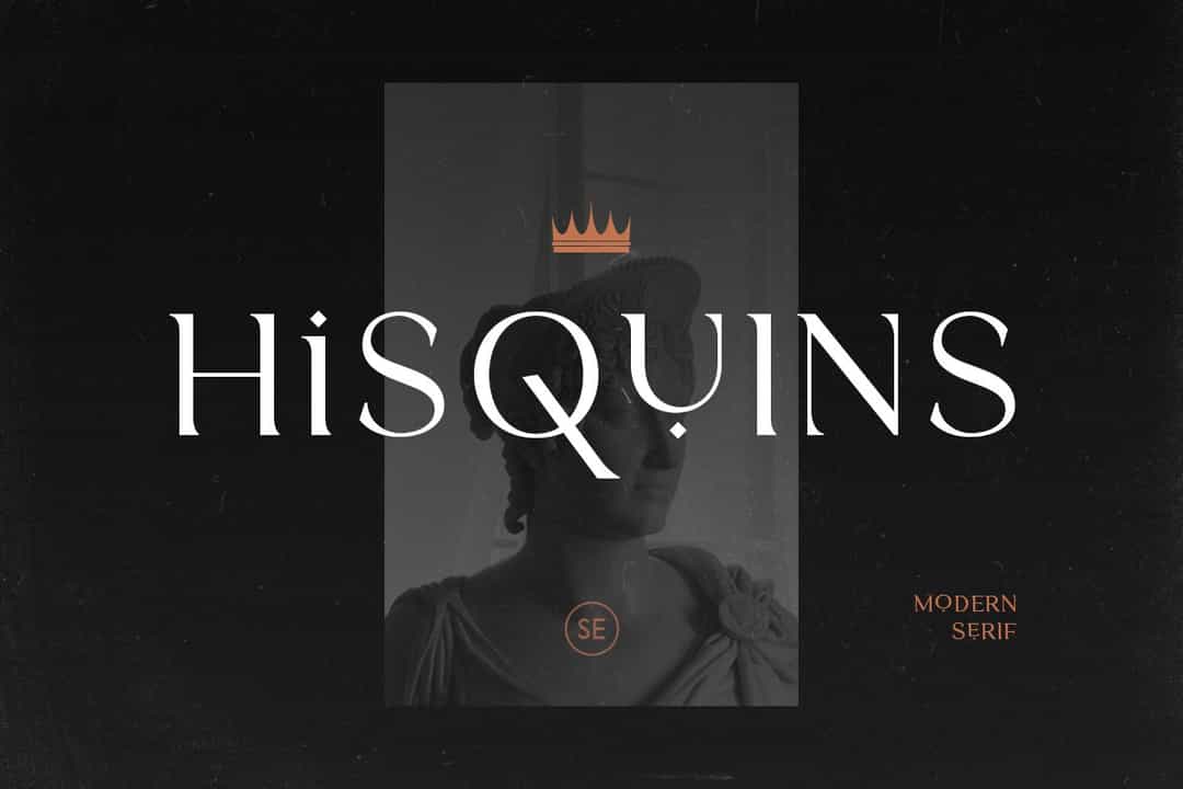 Hisquins Font Image 1