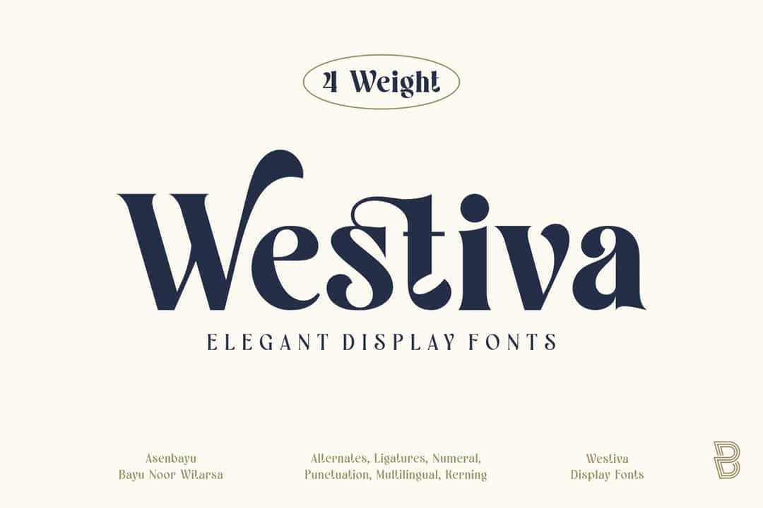 Westiva Font Family Image 1