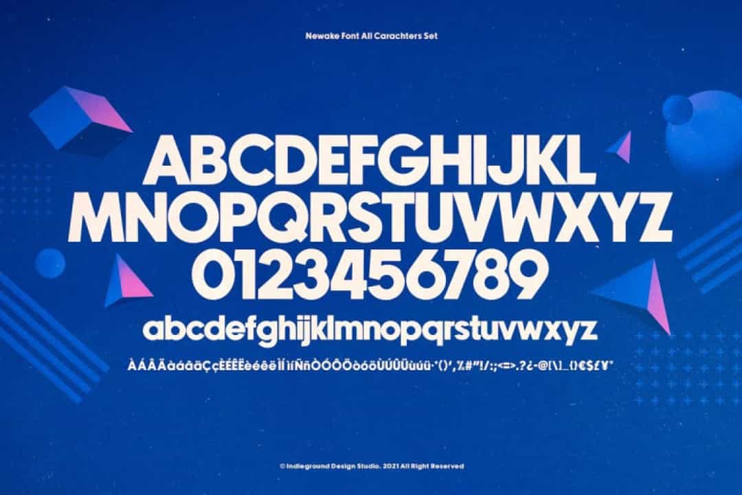 Newake Font Image 3