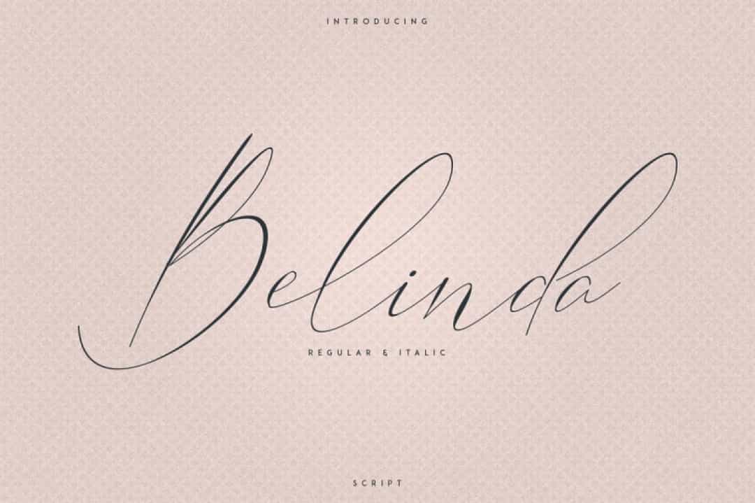 Belinda Script Font Image 1