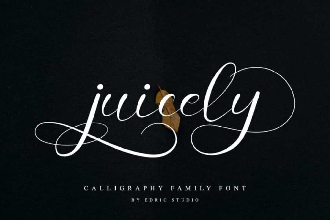 Juicely Font Image 1