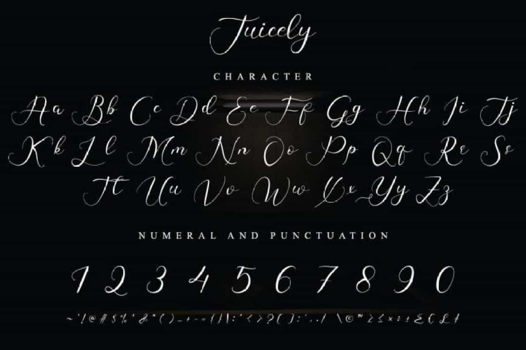 Juicely Font Image 3