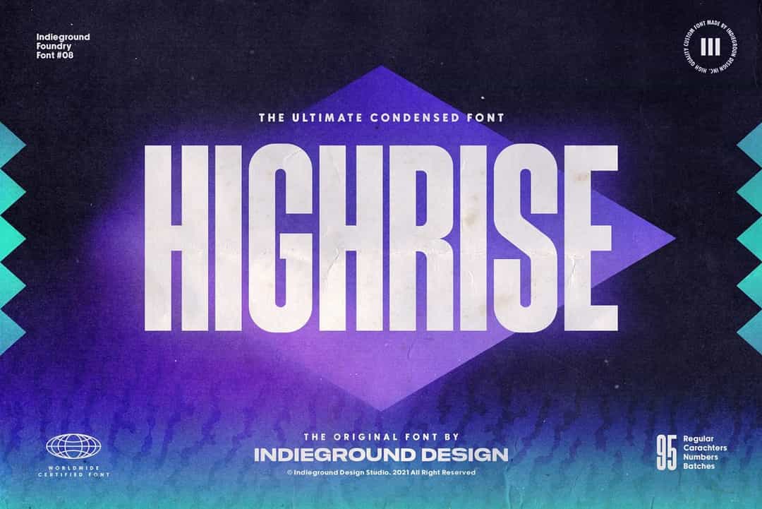 Highrise Font Image 1