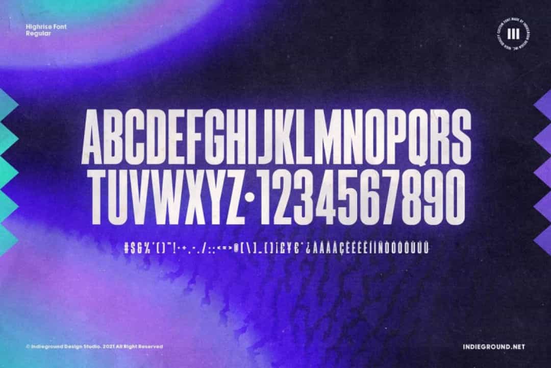 Highrise Font Image 3