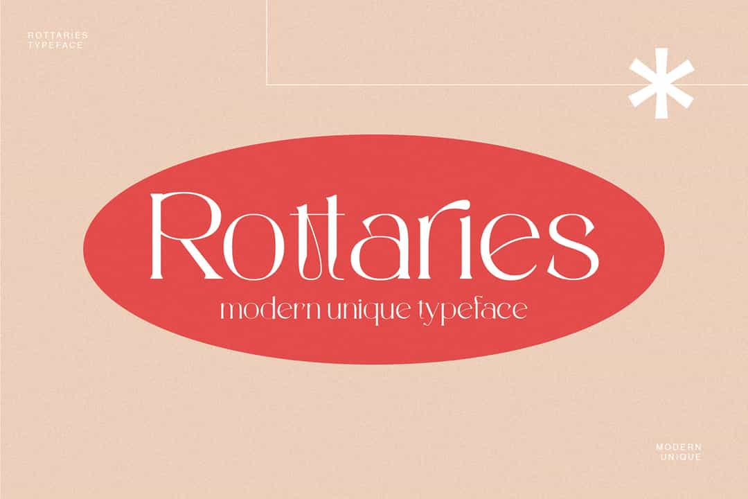 Rottaries Font Image 1