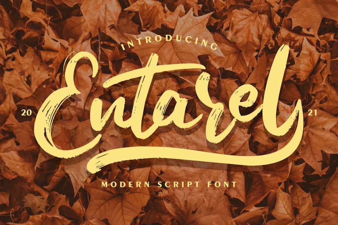 Entarel Font Image 1