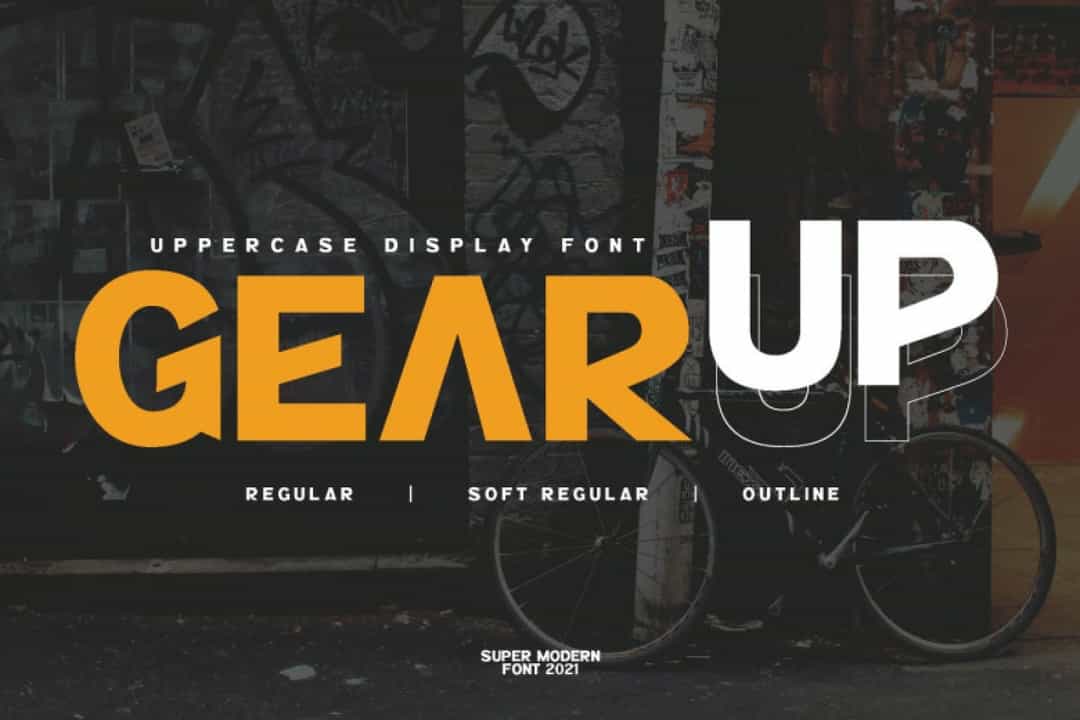 GearUp Font Image 1