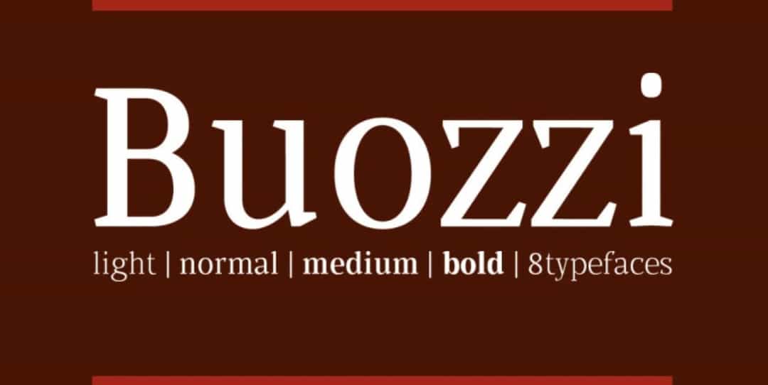 Buozzi Font Family Image 1