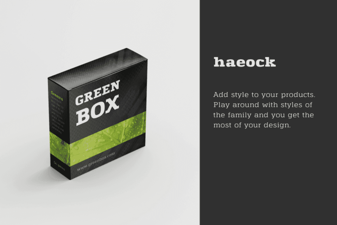 Haeock Font Family Image 2
