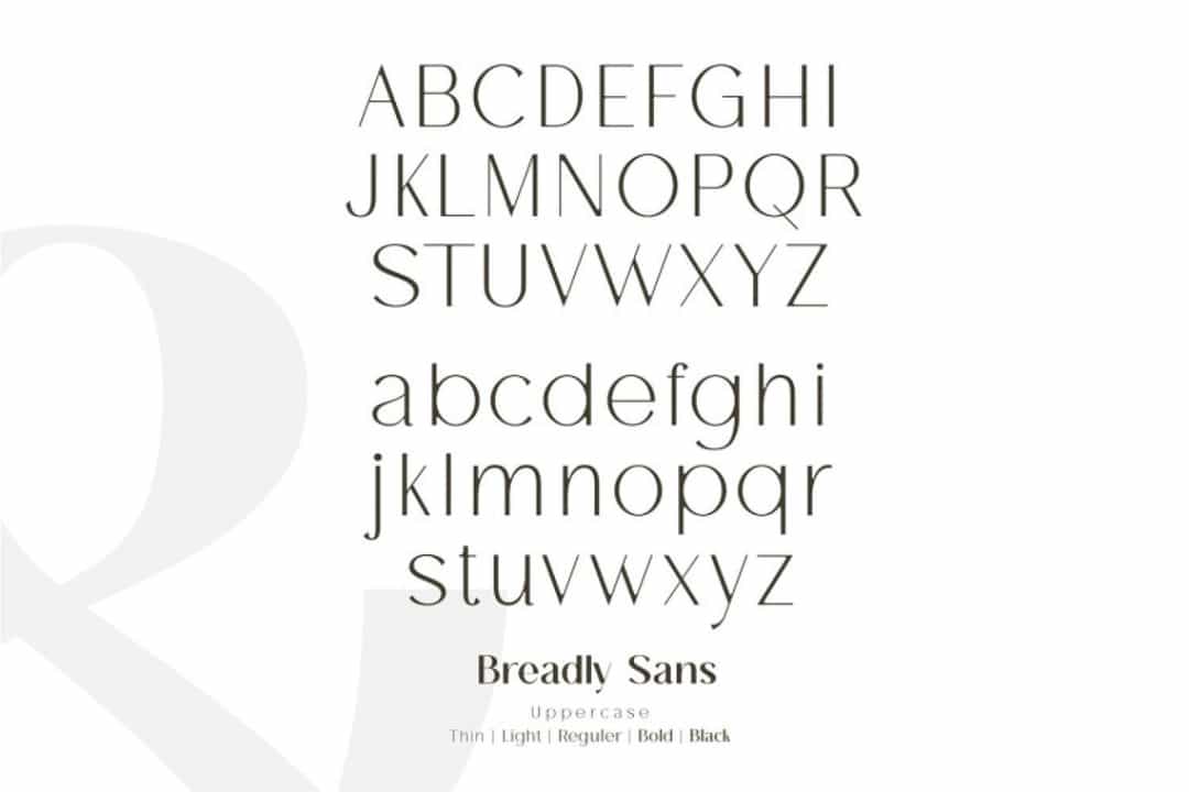 Breadley Sans Font Image 2