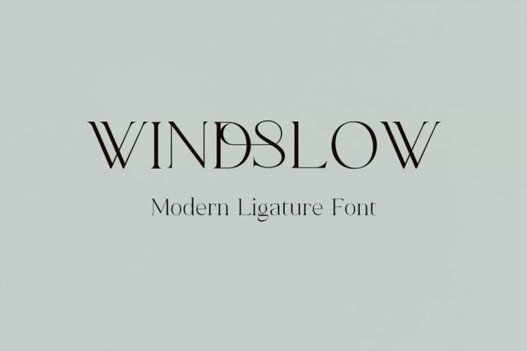 Windslow Font Image 1