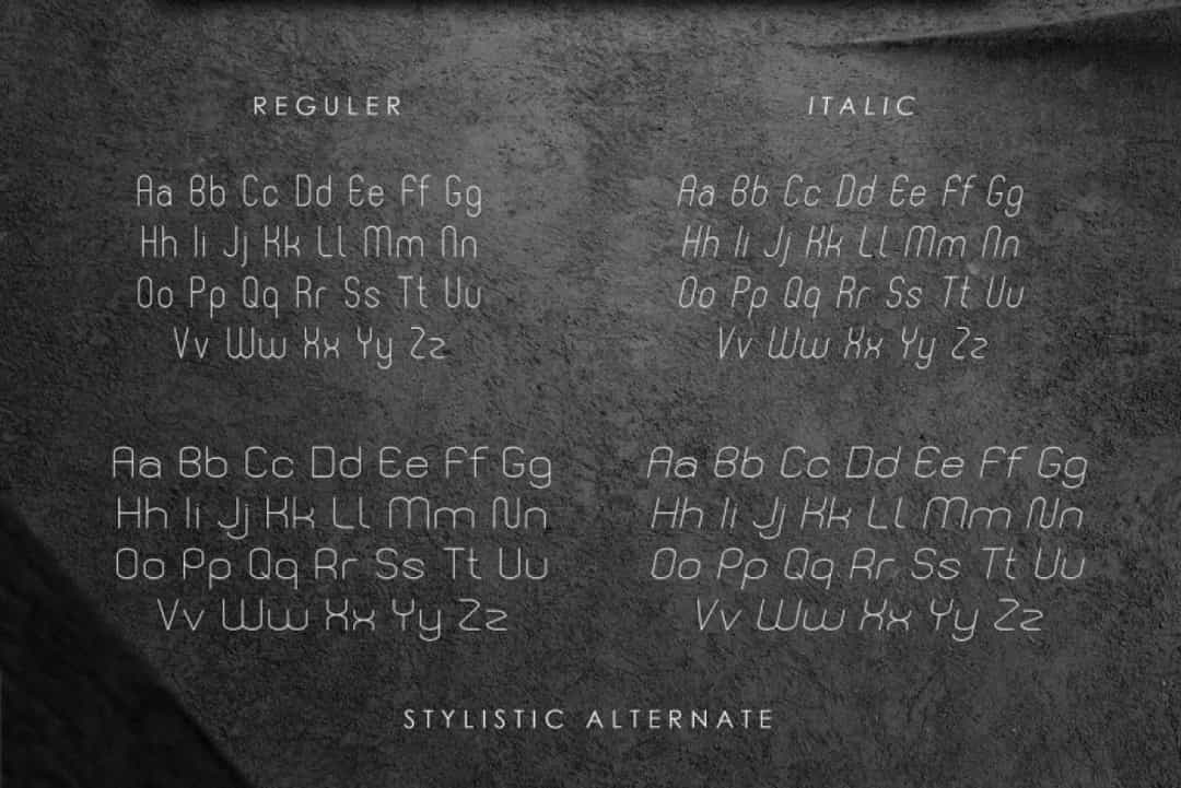 BEFANO Font Image 3