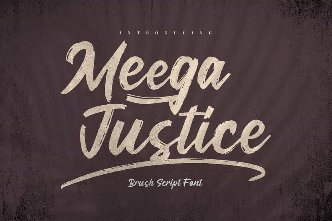 Meega Juctice Font Image 1