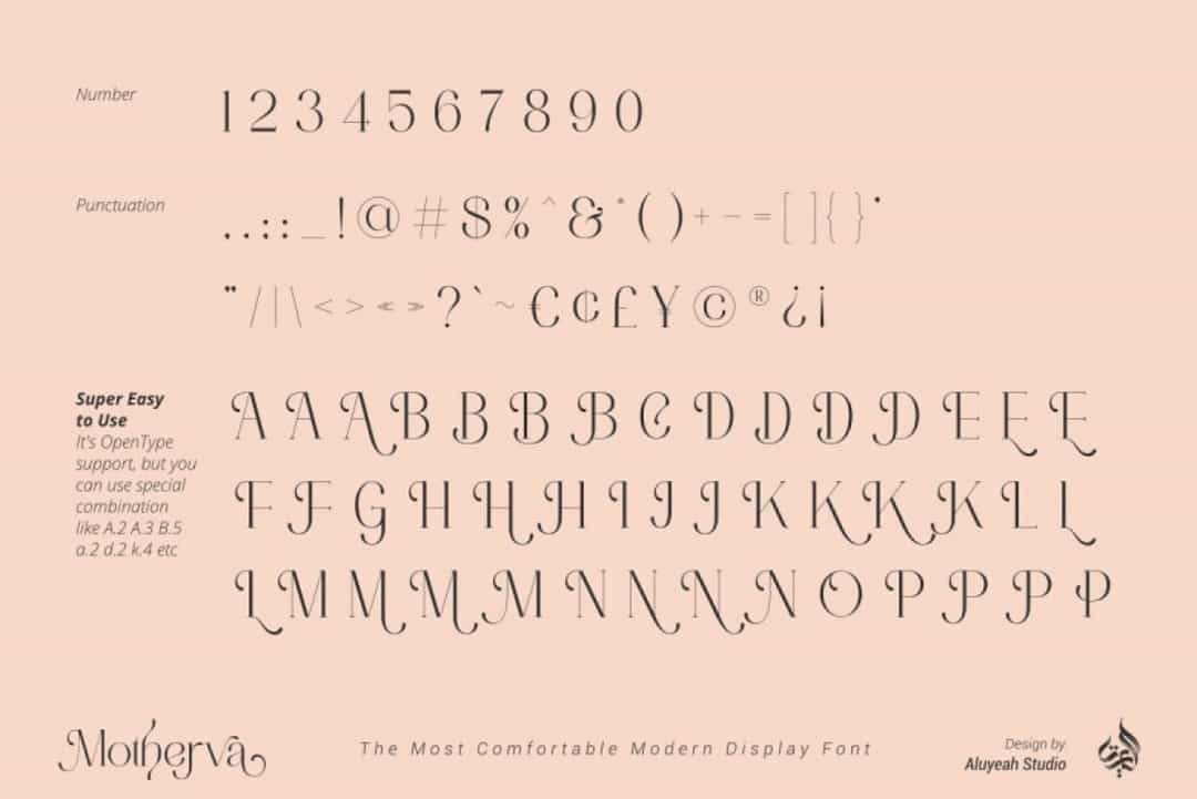 Motherva Font Image 3