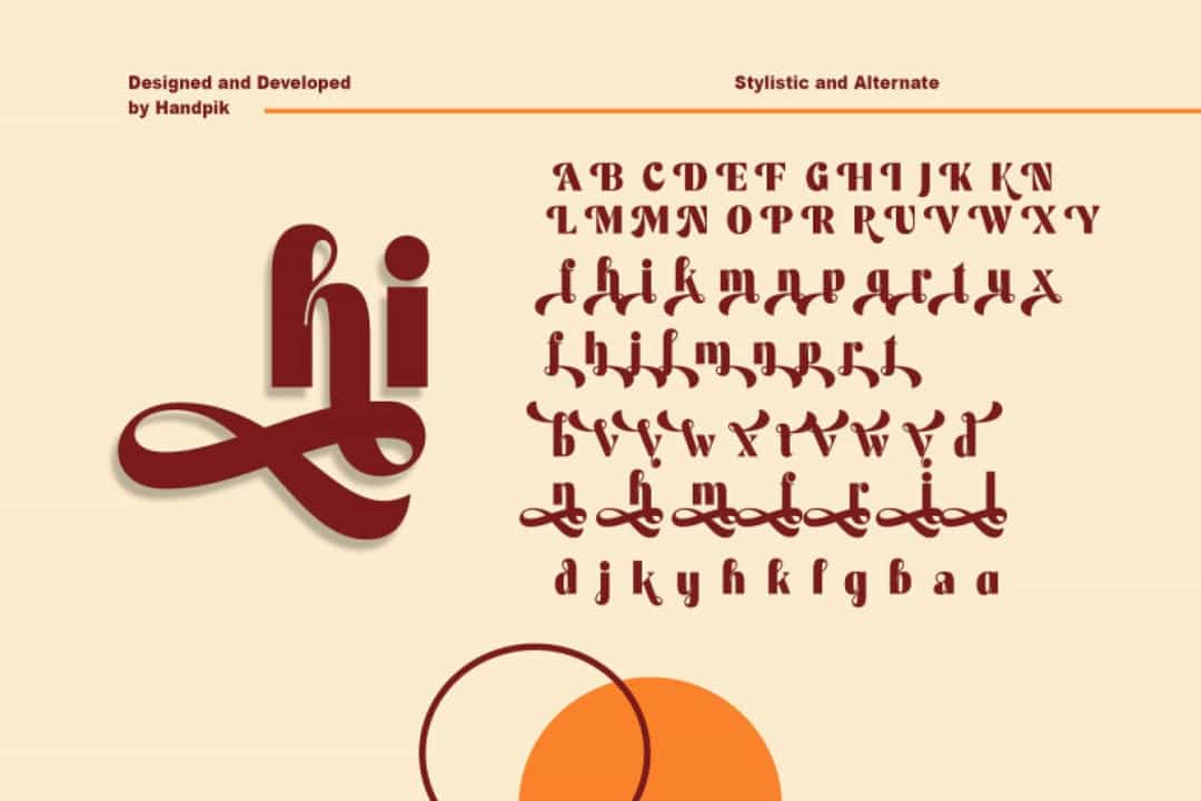 Mechta Font Image 3