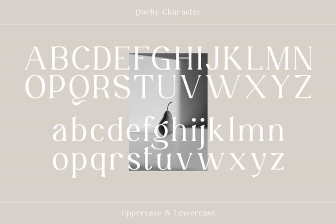 Qochy Font Image 2