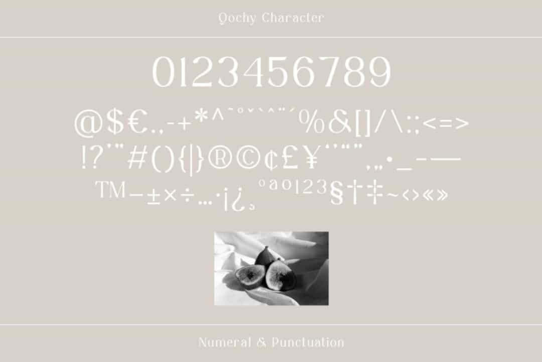 Qochy Font Image 3