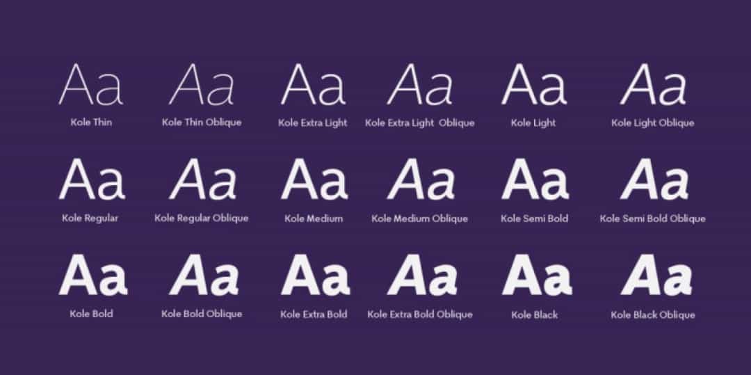 Kole Font Image 3